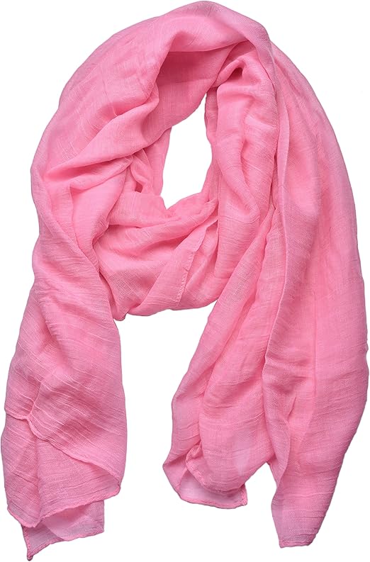 Pink Plain Lawn hijab