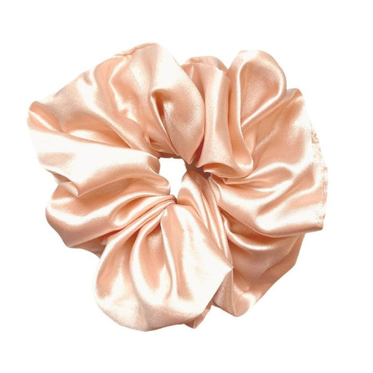 Bleach White Silk Hair Scrunchie