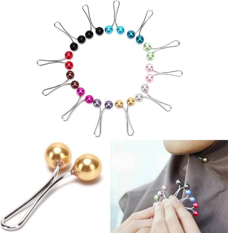 Turkish Hijab Pins (Pack of 4)